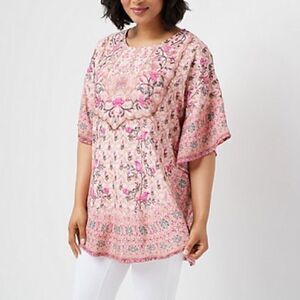 Tolani Collection Regular Printed Woven Caftan Tunic